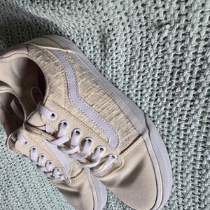 Women's Cream Canvas Sneakers